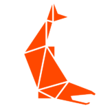 Sockeye Orange Fish Logo